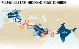 Train line connecting Europe, Middle East and India